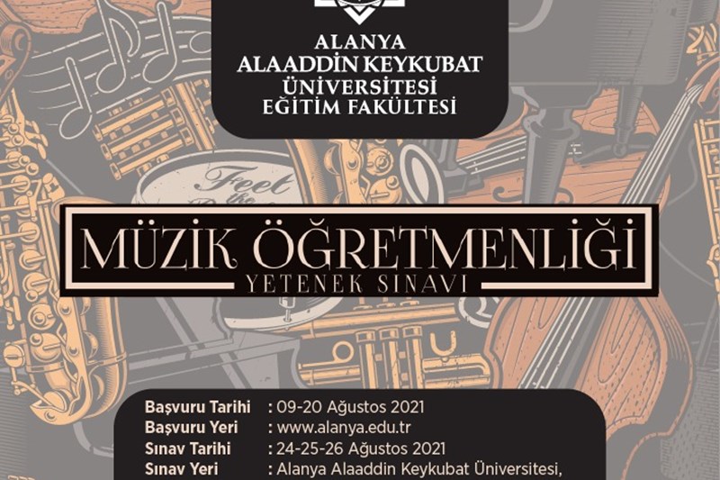 Güzel Sanatlar Eğitimi Bölümü Müzik Öğretmenliği Programı Özel Yetenek Sınav Başvurusu