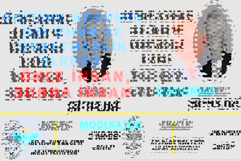 24 KASIM ÖĞRETMENLER GÜNÜNDE ANLAMLI KONFERANS