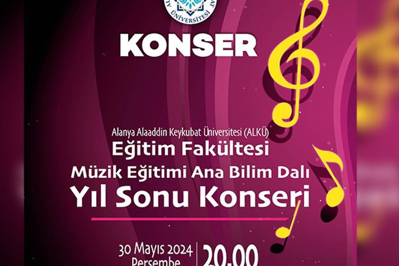  FAKÜLTEmiz MÜZİK EĞİTİMİ ANA BİLİM DALI YIL SONU KONSERİ
