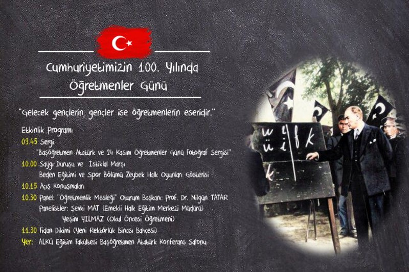 CUMHURİYETİMİZİN 100. YILINDA ÖĞRETMENLER GÜNÜ