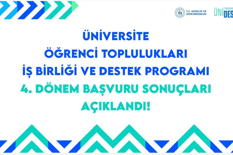 Üniversitemiz Öğrenci Topluluklarından ÜNİDES Programında Çifte Başarı Üniversitemiz Öğrenci Topluluklarından ÜNİDES Programında Çifte Başarı