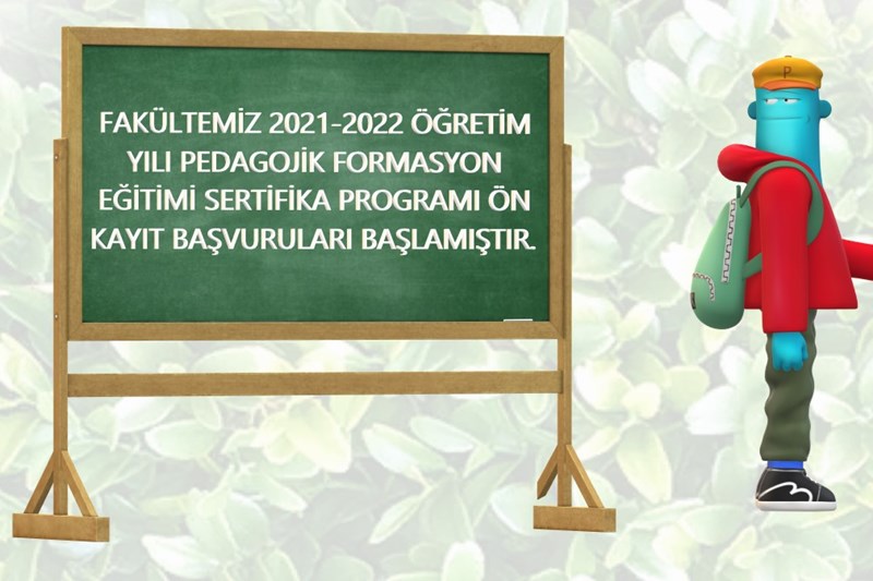 Pedagojik Formasyon Eğitimi Sertifika Programı Ön Kayıt Başvuruları Başladı