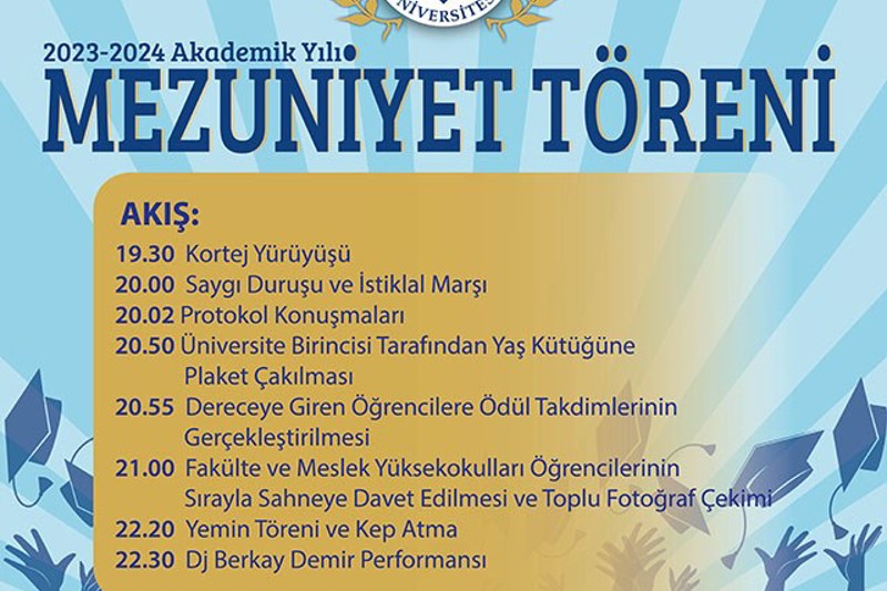 2023-2024 AKADEMİK YILI MEZUNİYET TÖRENİ